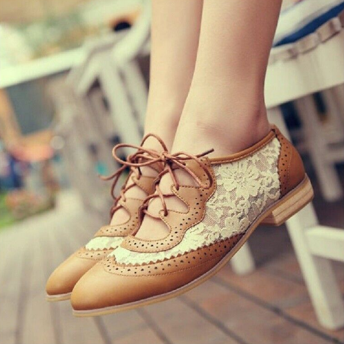 Chaussures Oxford rétro pour femme de Мodora.fr