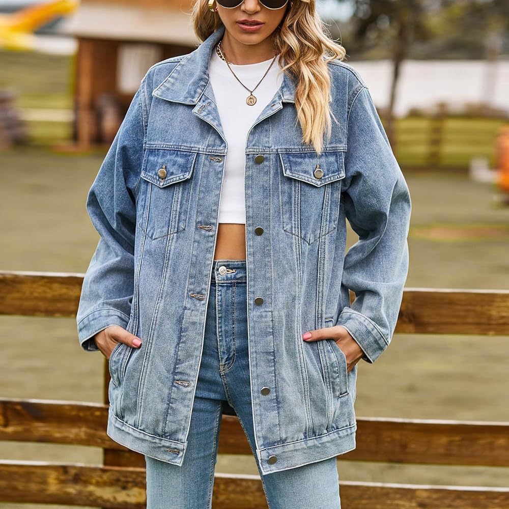 Veste en jean pour femme pour les journées douces du printemps et de l’automne