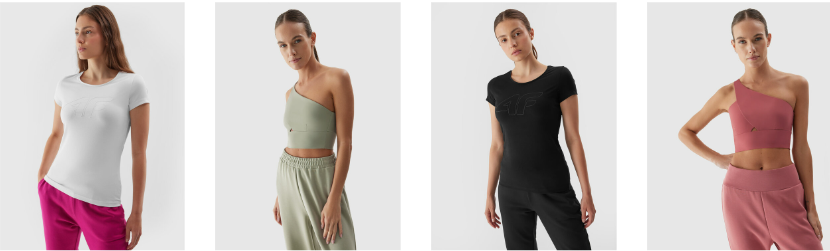 T-shirts et débardeurs pour femmes 4F T-shirts et débardeurs pour femmes 4F