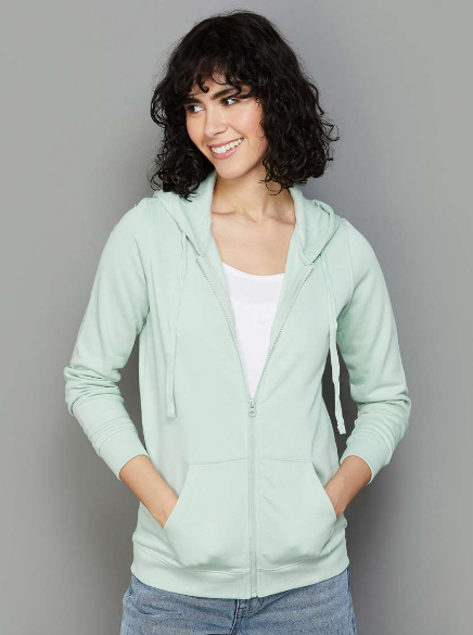 Sweatshirt avec fermeture éclair femme de Мodora.fr