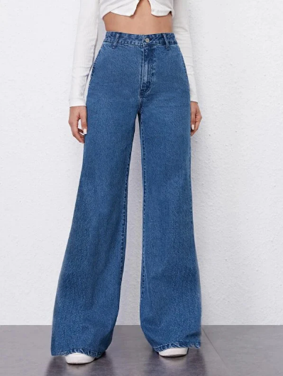 Jeans à jambes larges femme de Modora.fr Jeans à jambes larges femme de Modora.fr