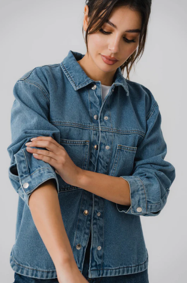 Chemise en jean femme de Мodora.fr