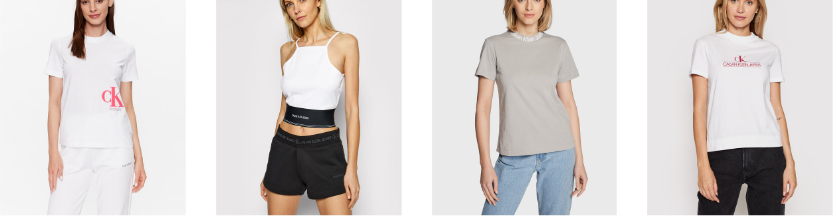 T-shirts et débardeurs pour femmes Calvin Klein T-shirts et débardeurs pour femmes Calvin Klein