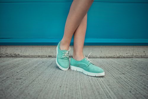 Baskets femme blanches 1