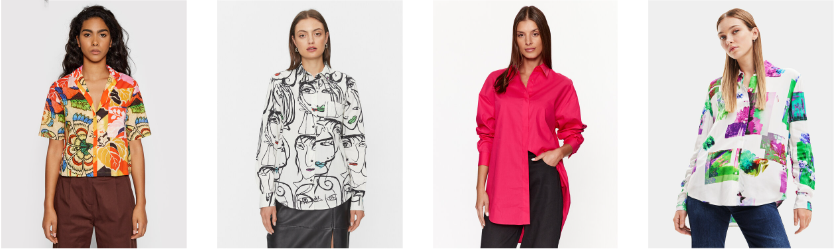 Chemises pour femmes Desigual Chemises pour femmes Desigual