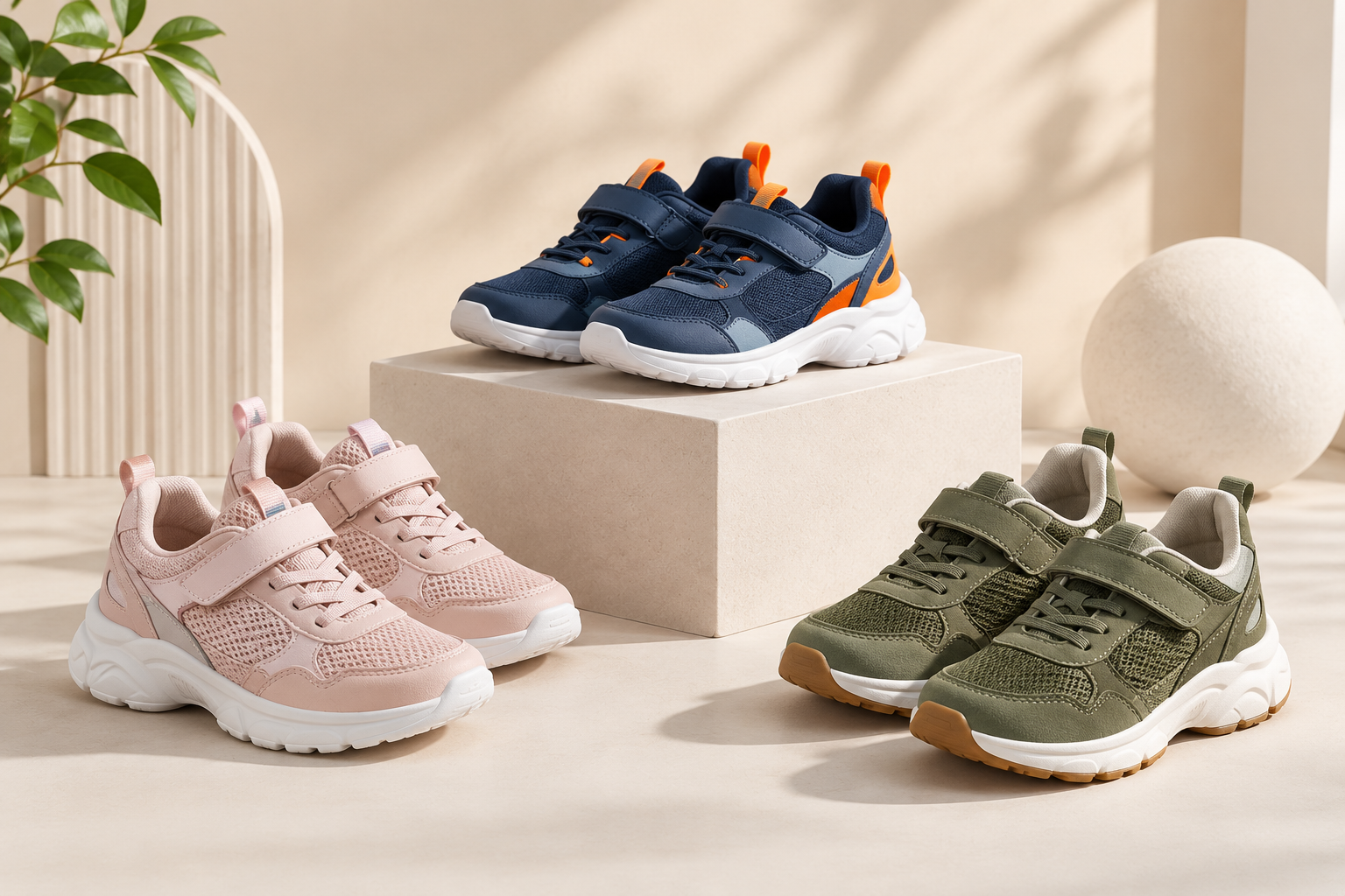 Baskets et chaussures de sport colorées pour enfant