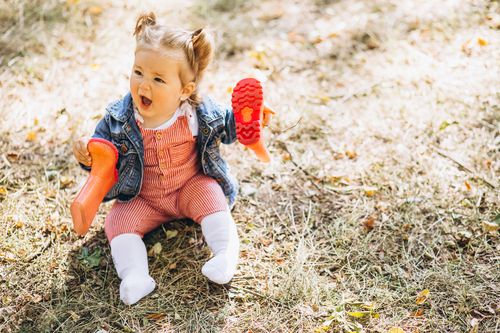 Bottes enfant pour filles en cuir véritable 6