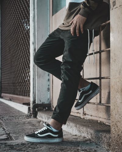 Baskets blanches homme 1